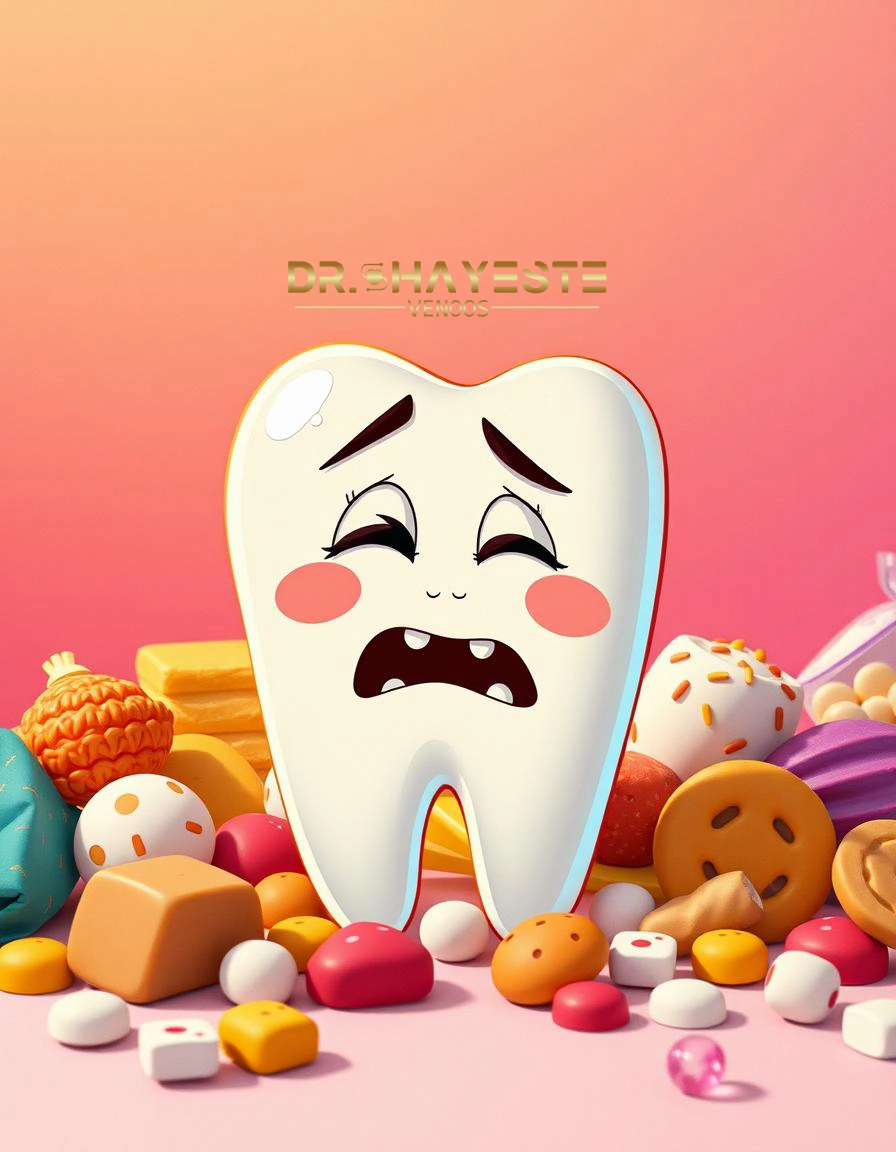 شیرینیجات در مقابل سلامتی دندان